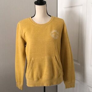 CONVERSE All Star Women Yellow Sweatshirt | XL